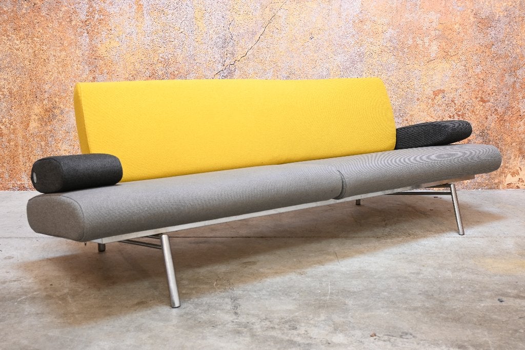 ZGANieuw fraaie strakke Harvink Armslag design bank, Harvink, Harvink, Driepersoons, 75 tot 100 cm