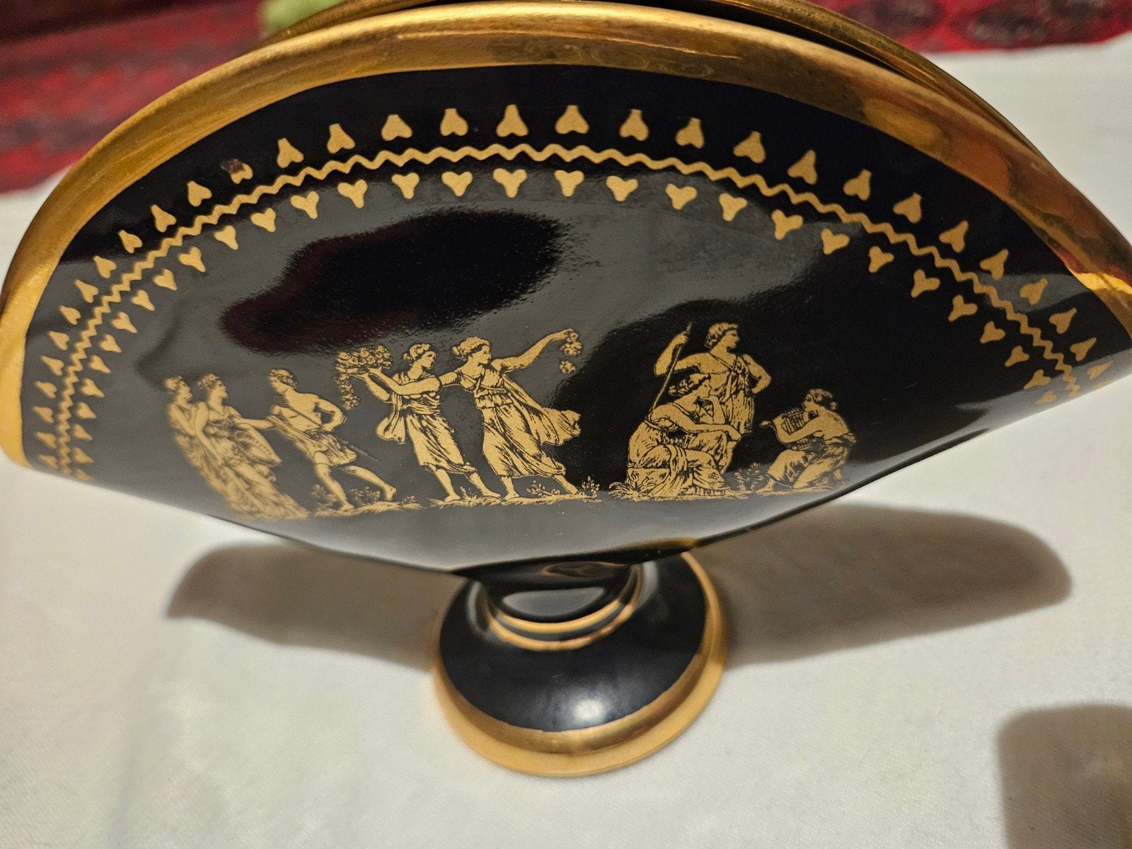 Handgemaakte 24K Gouden Vaas van Rhodos, Ophalen