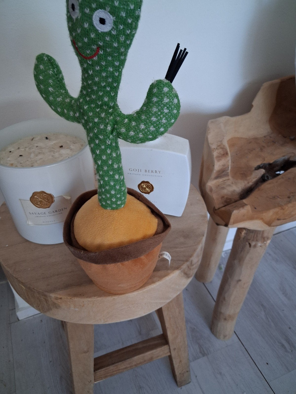 Dansende en zingende cactus speelgoed, Ophalen of Verzenden, Gebruikt