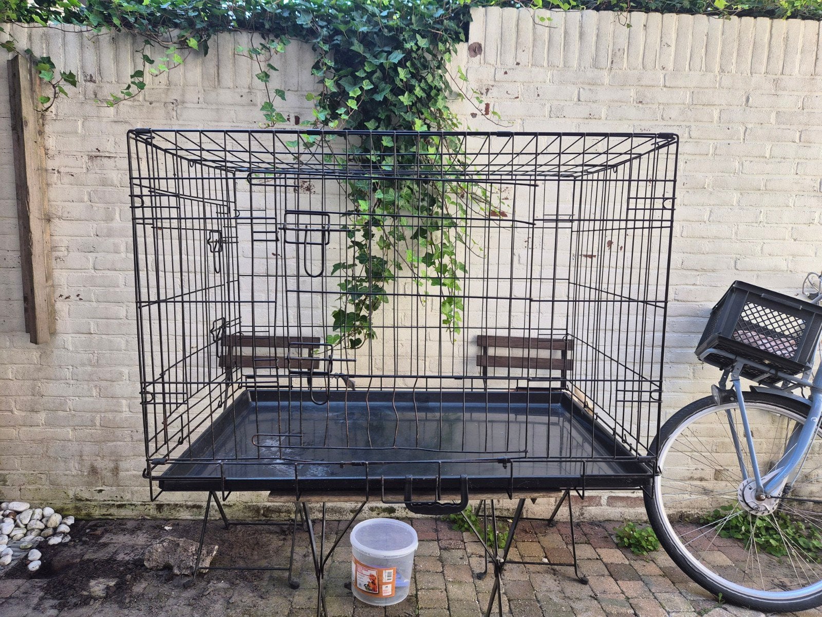 honden bench, Ophalen, Gebruikt