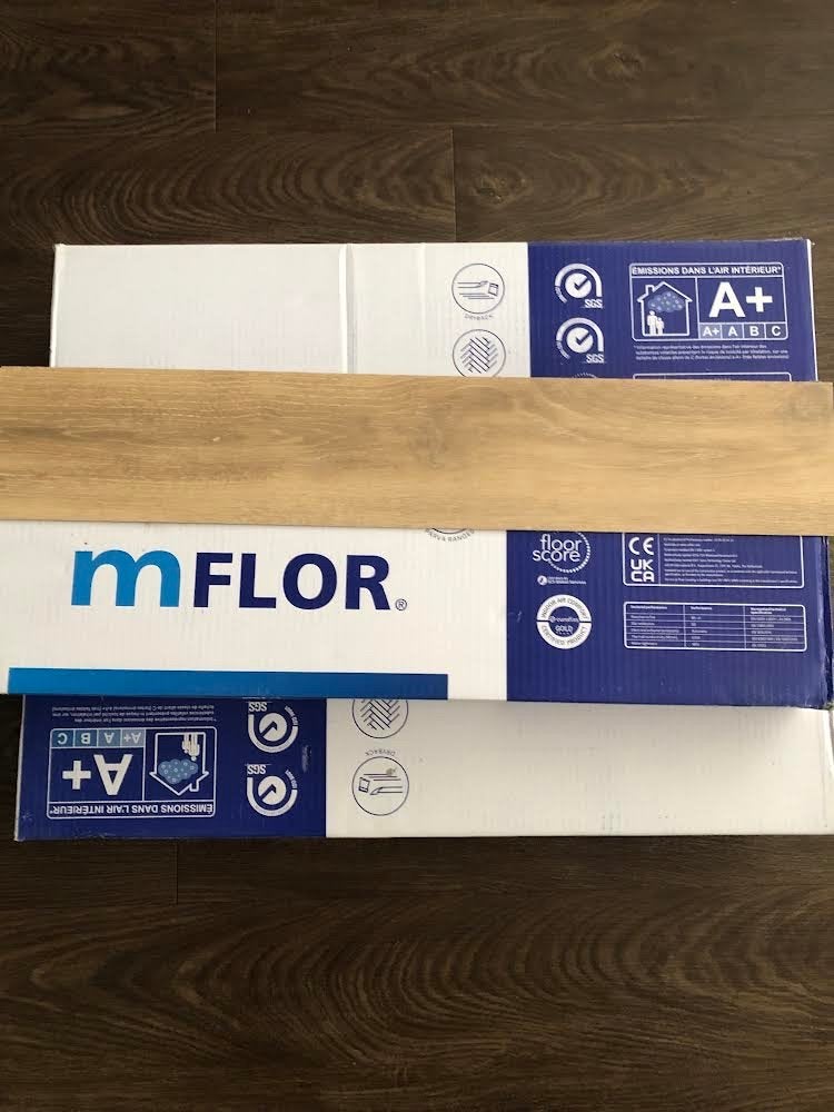 Pvc visgraat stroken mFLOR Parva Oak - 16 m2, Ophalen, Kunststof, 50 tot 150 cm, Overige typen