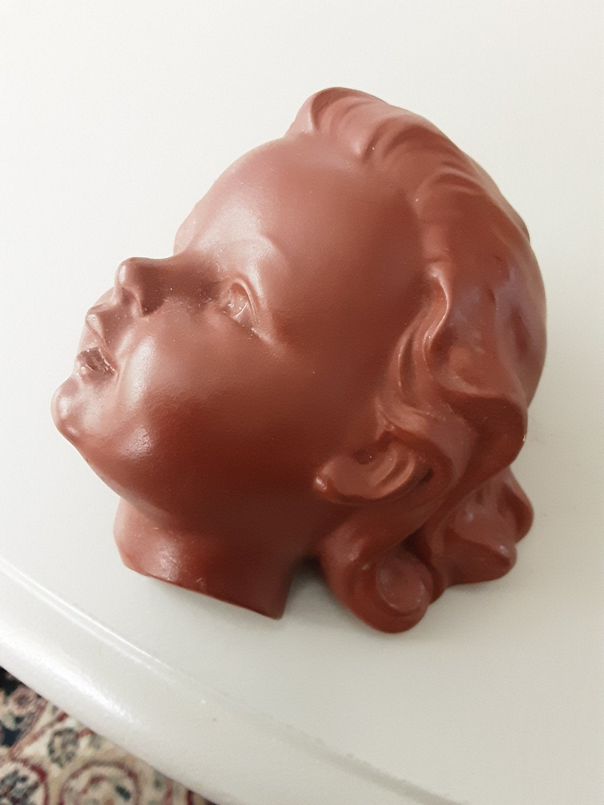 Vintage terracotta babyhoofdje, FX 206/B, 1957, Ophalen of Verzenden, Gebruikt