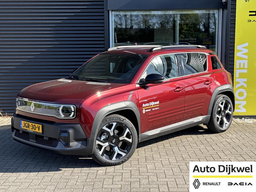 Renault 4 comfort range techno 52 kWh, Stof, Gebruikt, 750 kg, 150 pk