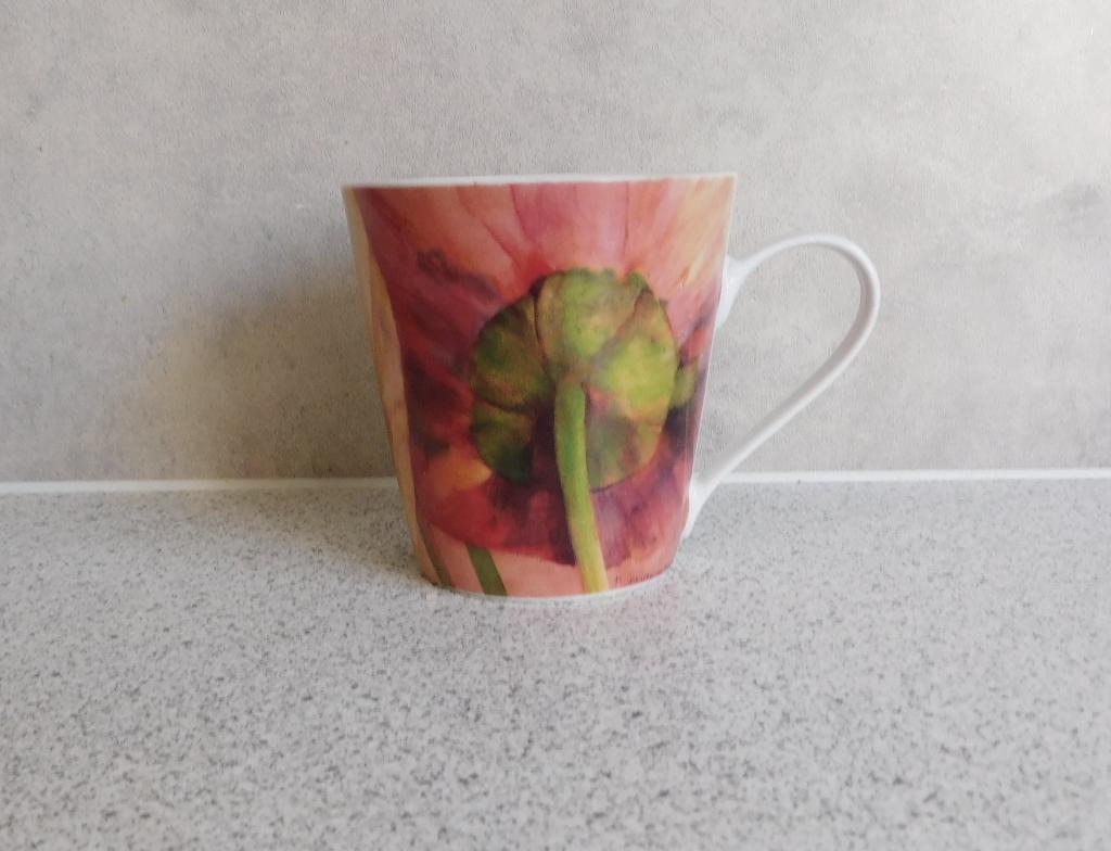Senseo mok 150 ml. Papaver Pimpernel Portmeirion, Ophalen of Verzenden, Zo goed als nieuw, Overige stijlen, Kop(pen) en/of Schotel(s)