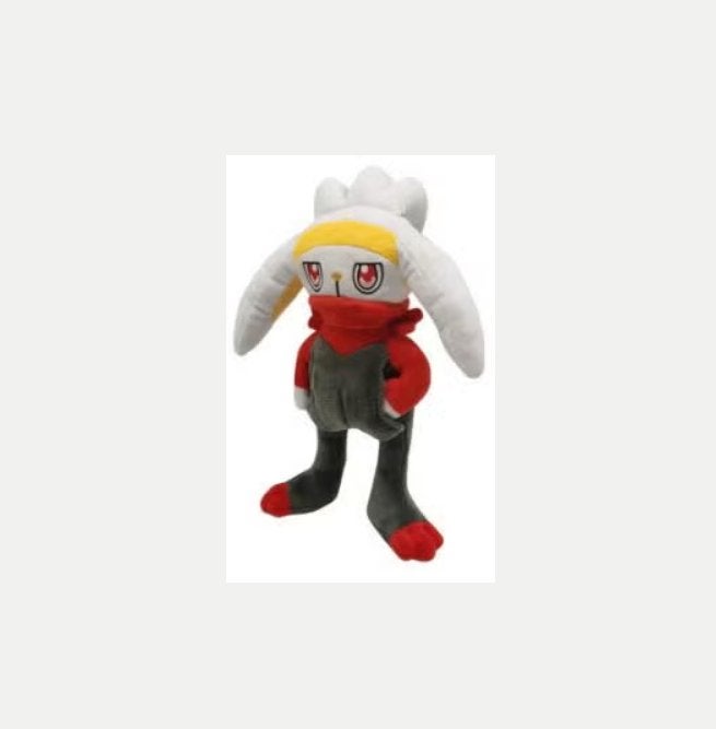 Pokemon grote knuffel Raboot (28cm), Ophalen of Verzenden, Nieuw, Overige typen