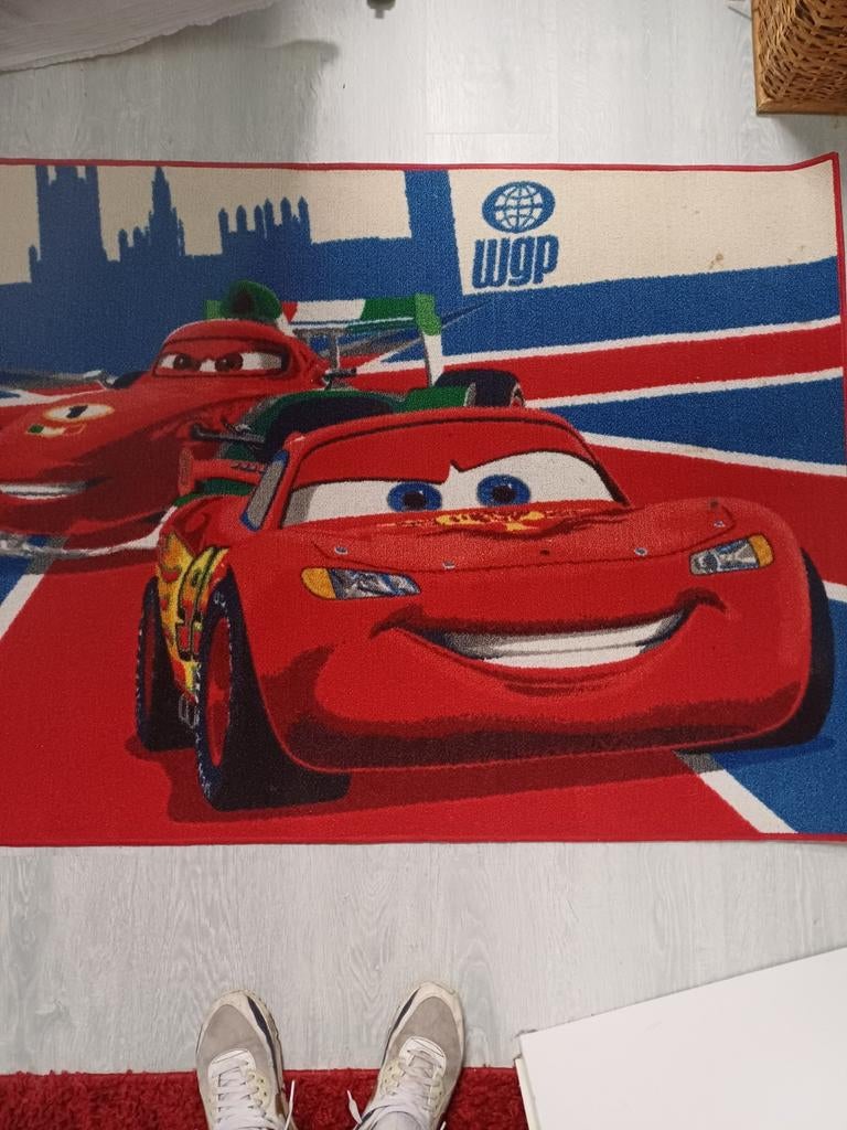 Cars mat, Verzamelen, Disney, Ophalen of Verzenden, Overige figuren, Beeldje of Figuurtje