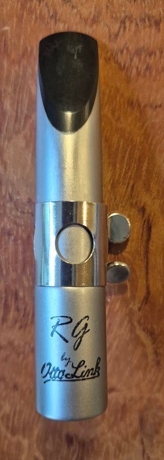 Otto Link RG  metaal Tenor Saxofoon Mondstuk (zonder dop), Ophalen of Verzenden, Zo goed als nieuw, Tenor