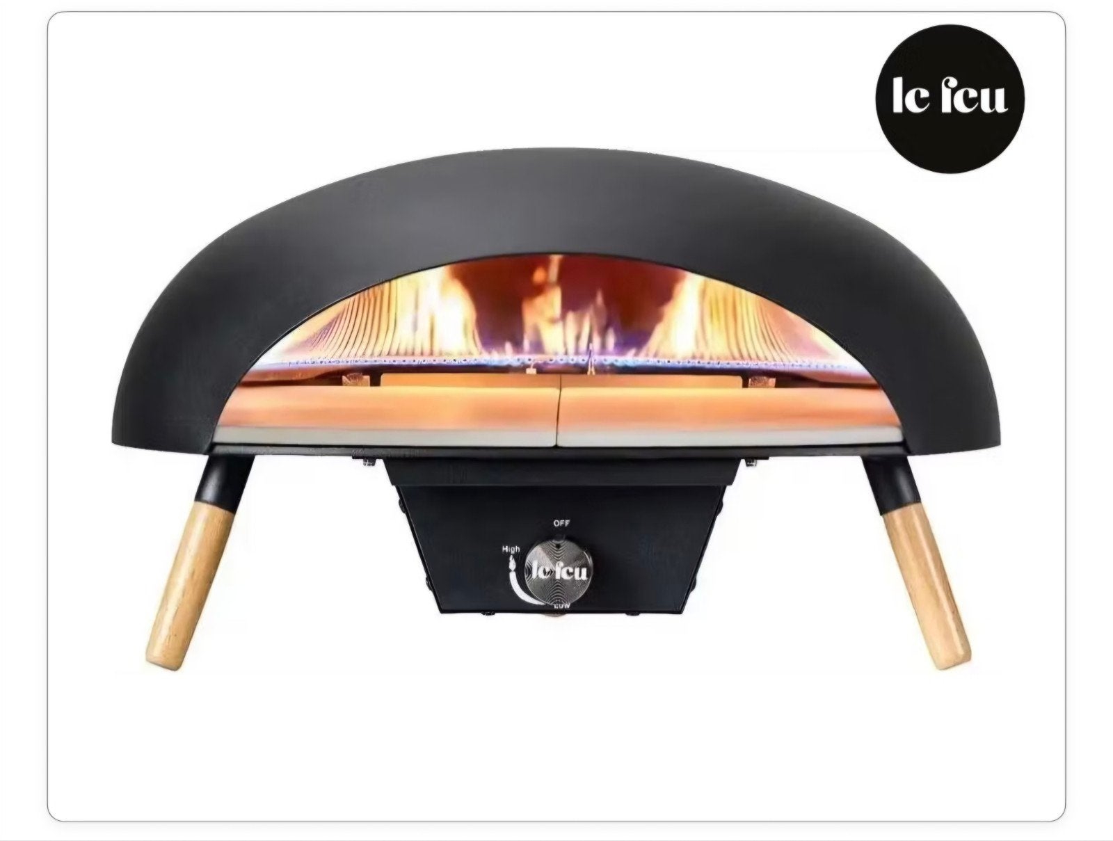 Le Feu gas pizza-oven, de lekkerste pizza's maak je zelf!, Ophalen, Zo goed als nieuw, Le Feu