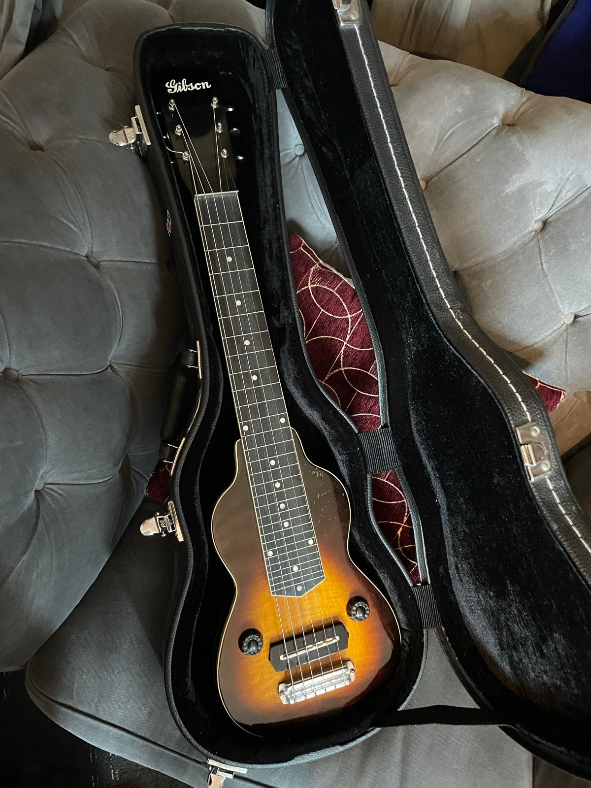 Gibson EH-150 Lap Steel Gitaar - Vintage Geluid, Ophalen, Gebruikt, Solid body, Gibson