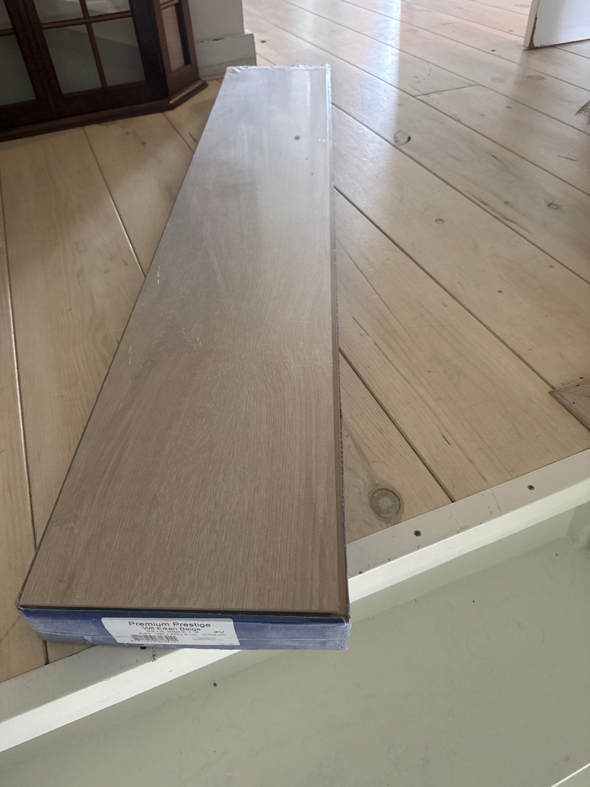 Premium Prestige Wit Eiken Beige Laminaat (5 m²) incl. Plint, Ophalen, Nieuw, Minder dan 5 m², 10 tot 30 cm