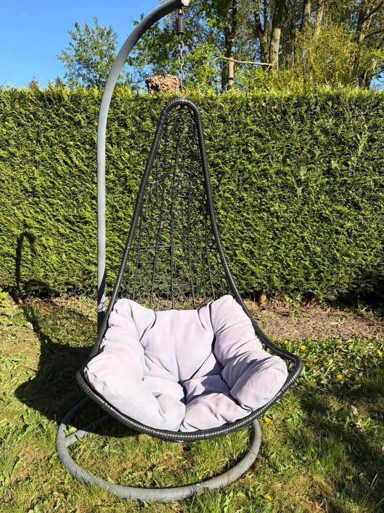 Hangstoel egg chair – inclusief standaard | direct zitten, Ophalen, Kunststof