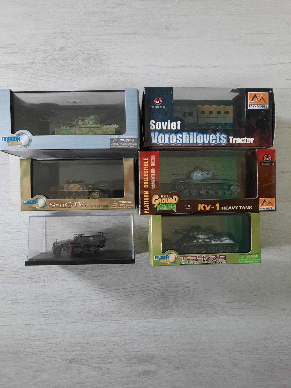 Dragon armor die cast models 2003 & Easy model Ground Armor, Overige merken, Tank, Verzenden, 1:32 tot 1:50