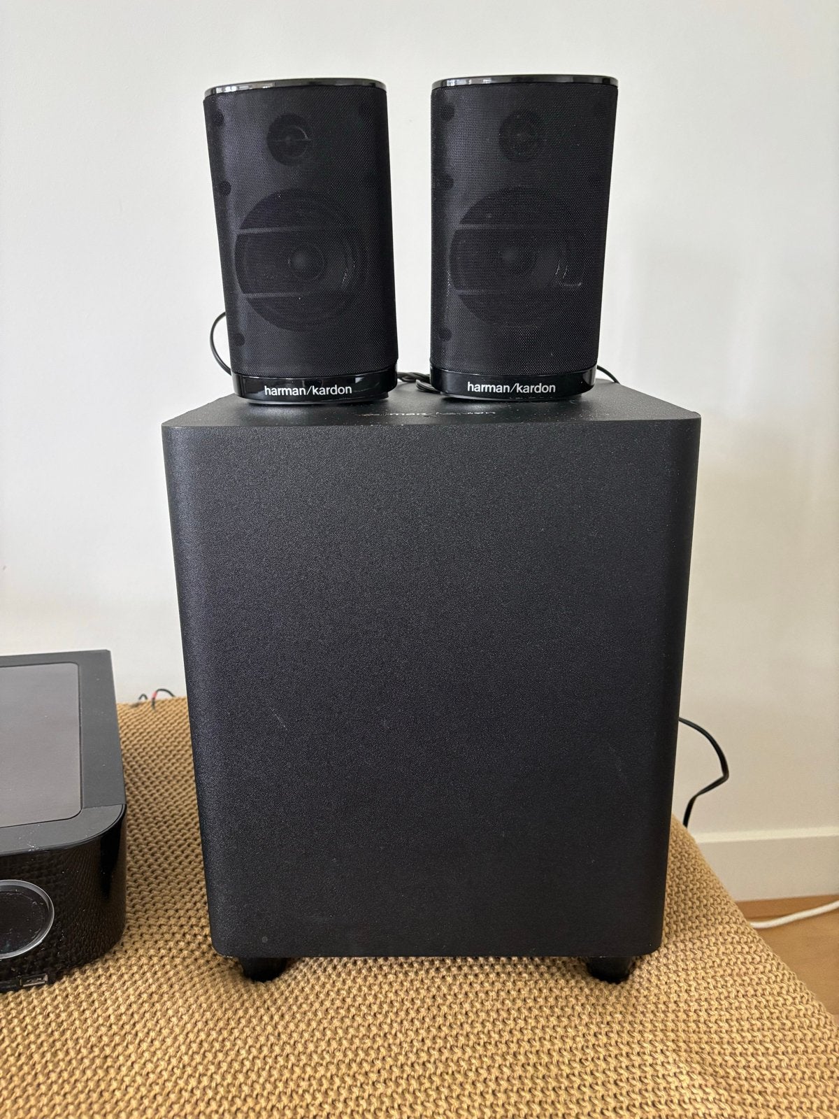 Harman Kardon BDS 270 set met 2 speakers en subwoofer, Audio, Tv en Foto, Home Cinema-sets, Overige merken, Gebruikt, 2.1-systeem