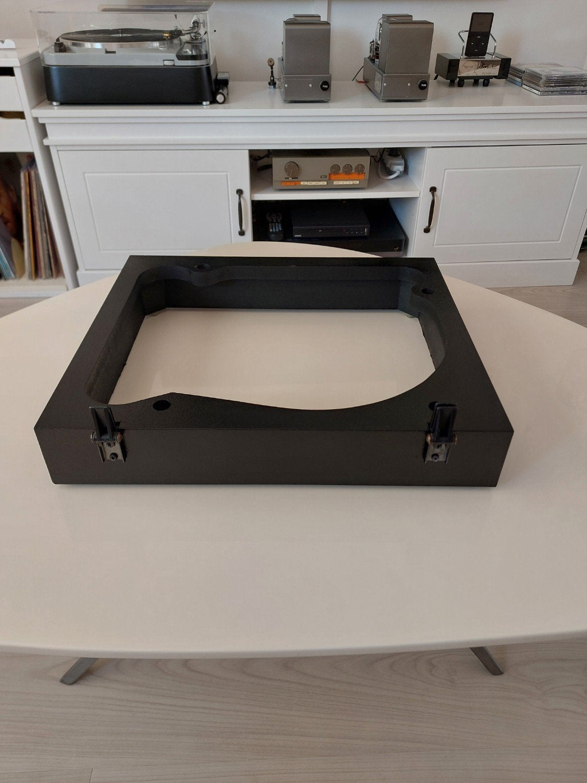 MDF Plint voor Thorens TD124 - Nieuw gespoten, Audio, Tv en Foto, Platenspelers, Ophalen of Verzenden, Refurbished, Platenspeler-onderdeel