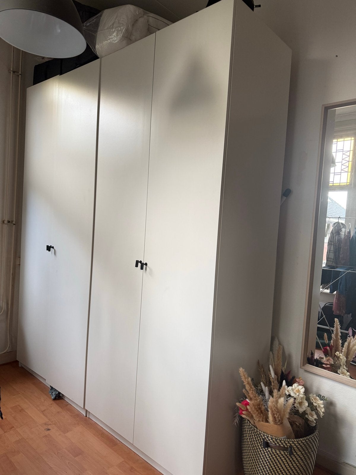 IKEA Pax kast 200x58x236 cm met hangruimte, planken en lades, Ophalen, Gebruikt, 200 cm of meer, 150 tot 200 cm
