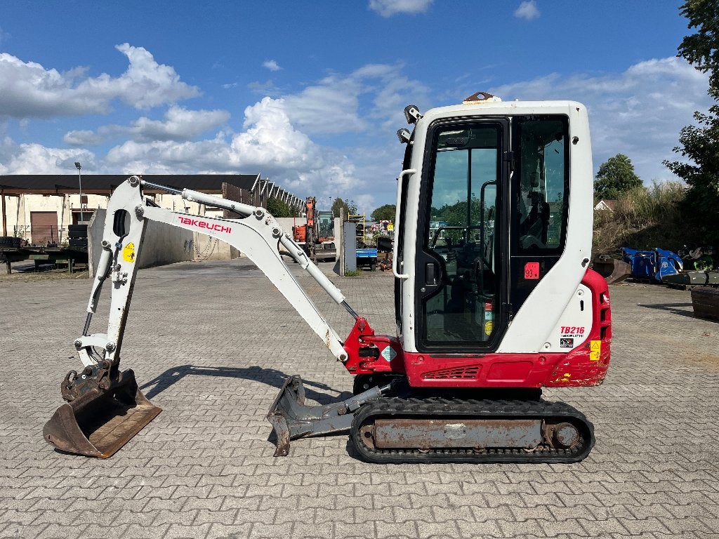 Takeuchi TB216 BJ2017, Ophalen, Graafmachine