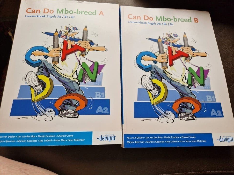 Can Do Mbo-breed Engels leerwerkboeken A & B (MBO niveau), Ophalen of Verzenden, Zo goed als nieuw, Non-fictie