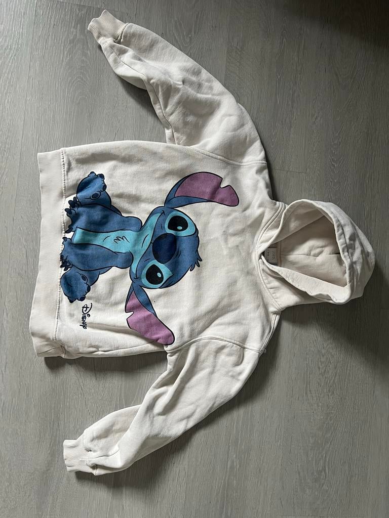 Leuke Stitch Trui - Disney Hoodie, Ophalen, Gedragen, Maat 38/40 (M), Wit