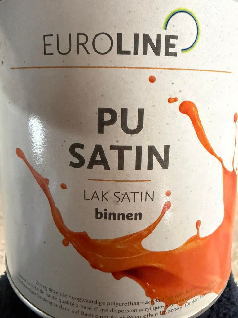 Euroline watergedragen lak taupegrijs 2,5liter, Hobby en Vrije tijd, Ophalen of Verzenden, Nieuw