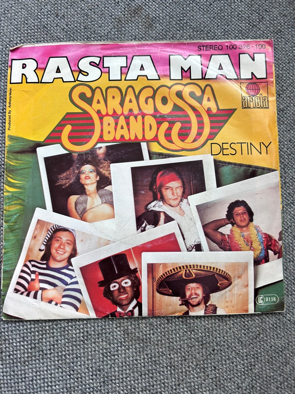 Saragossa Band Rasta Man, Ophalen of Verzenden, Zo goed als nieuw, 7 inch, Pop