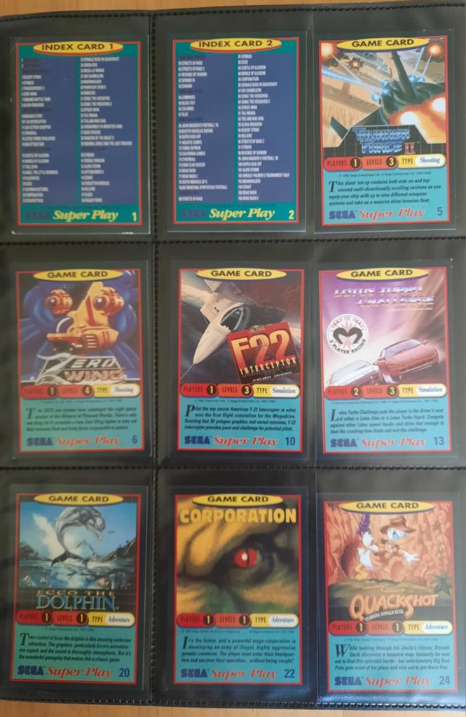 Sega Super Play Game Cards, Ophalen of Verzenden, Zo goed als nieuw