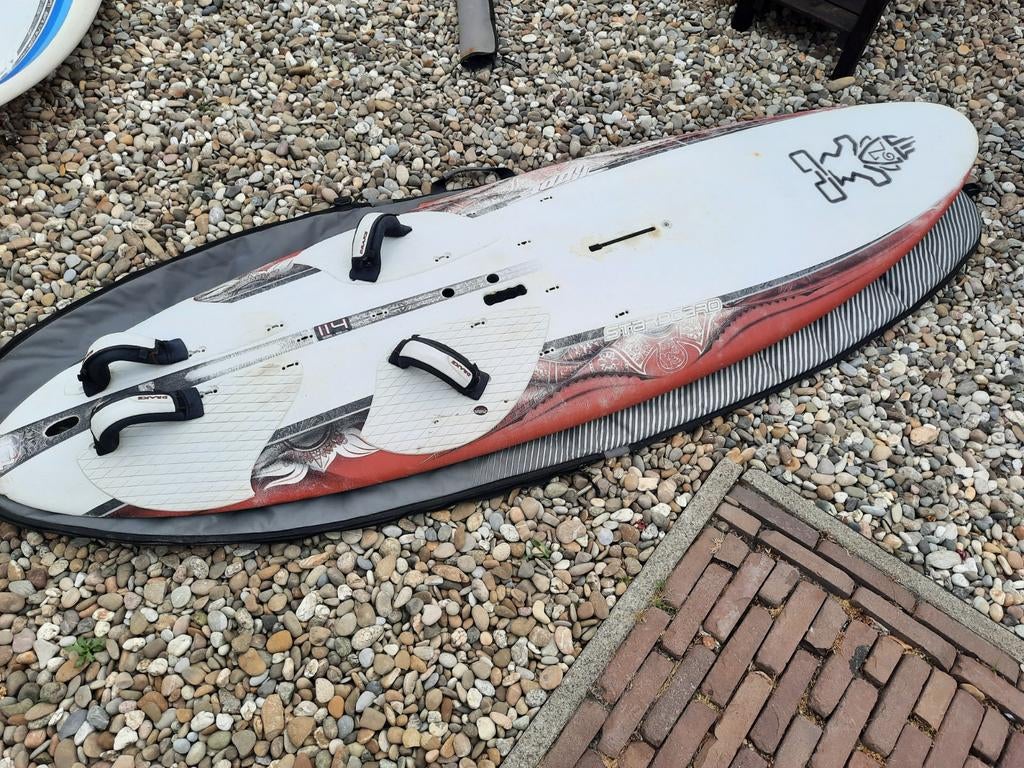 Starboard kode 114L tufskin freerace 2011, Ophalen, Plank