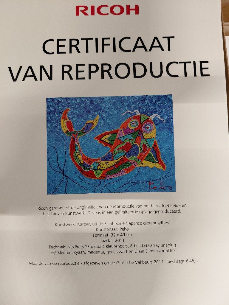 Kunstwerk, Abstract, Overige technieken, Dieren, Ophalen of Verzenden