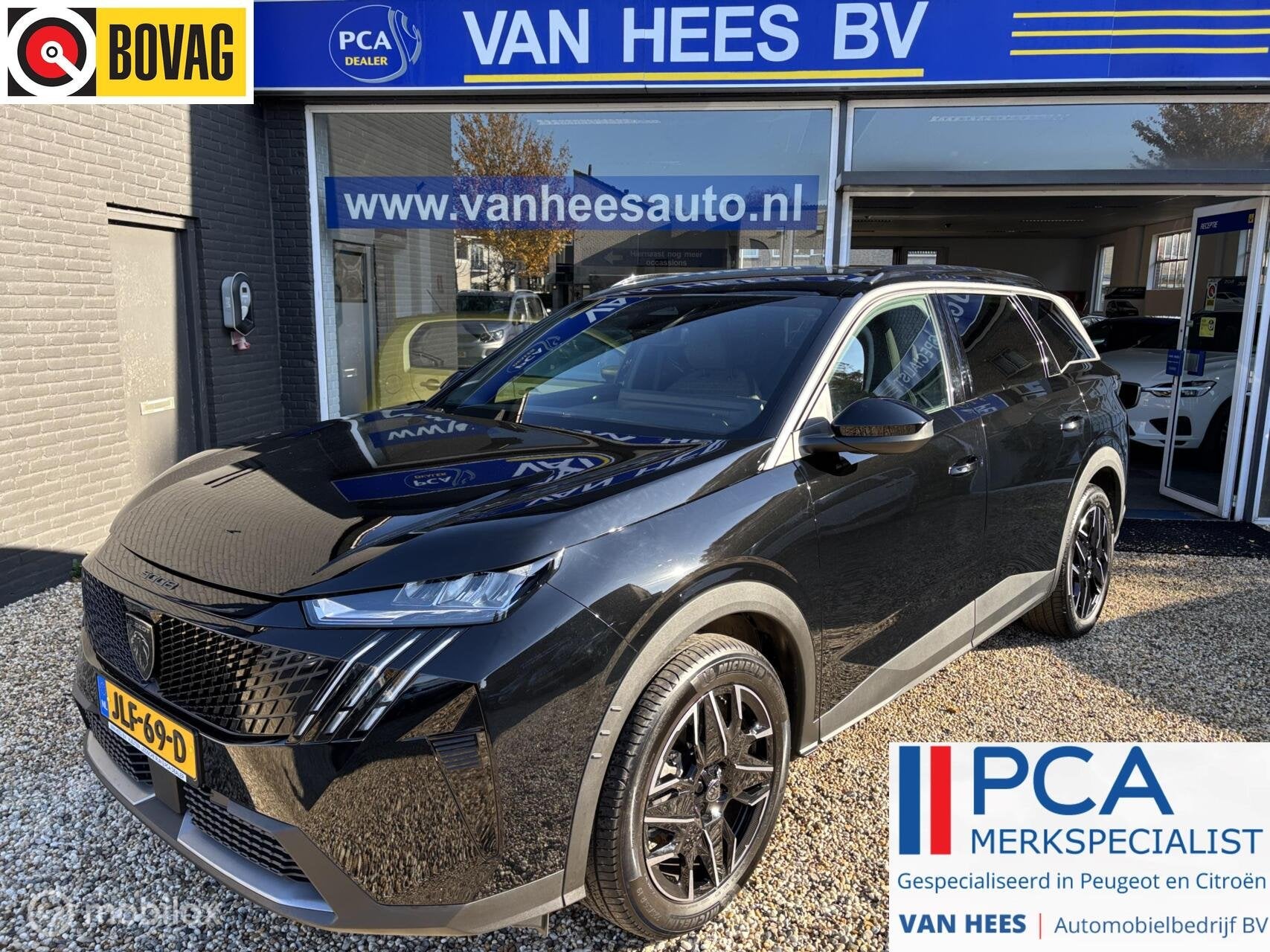 Peugeot 5008 1.2 Hybrid 136 Allure 7 prs automaat camera dig, Auto's, Dealer onderhouden, 136 pk, Gebruikt, 1199 cc