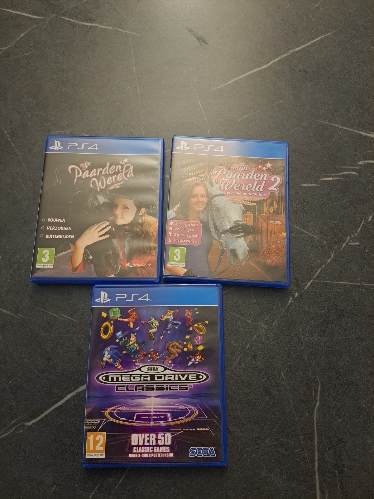 PS4 Mijn Paardenwereld 1 & 2, Sega Mega Drive Classic, Overige genres, 1 speler, Ophalen of Verzenden, Zo goed als nieuw