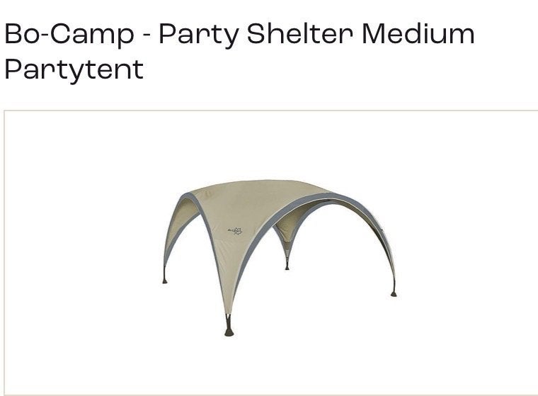Shelter met zijwanden Bo Camp, Tuin en Terras, Partytenten, Ophalen, Gebruikt, Opvouwbaar, Partytent
