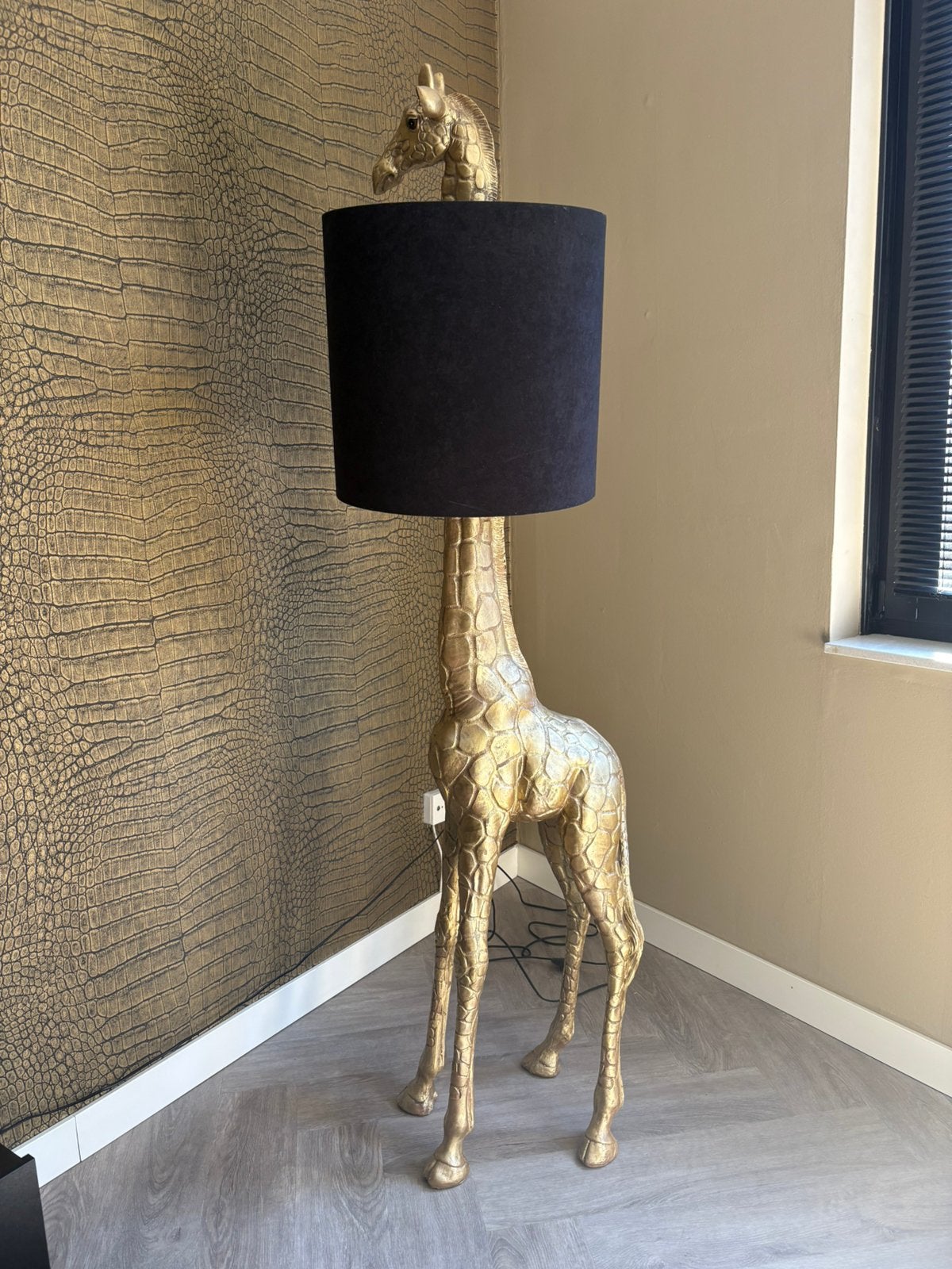Giraffe lamp 1.80cm  hoog, Ophalen of Verzenden, Zo goed als nieuw, Minder dan 50 cm