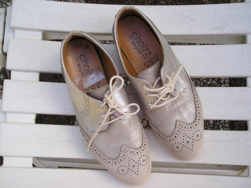 sportieve beige schoenen Choizz maat 38, Ophalen, Beige, Choizz, Sneakers of Gympen