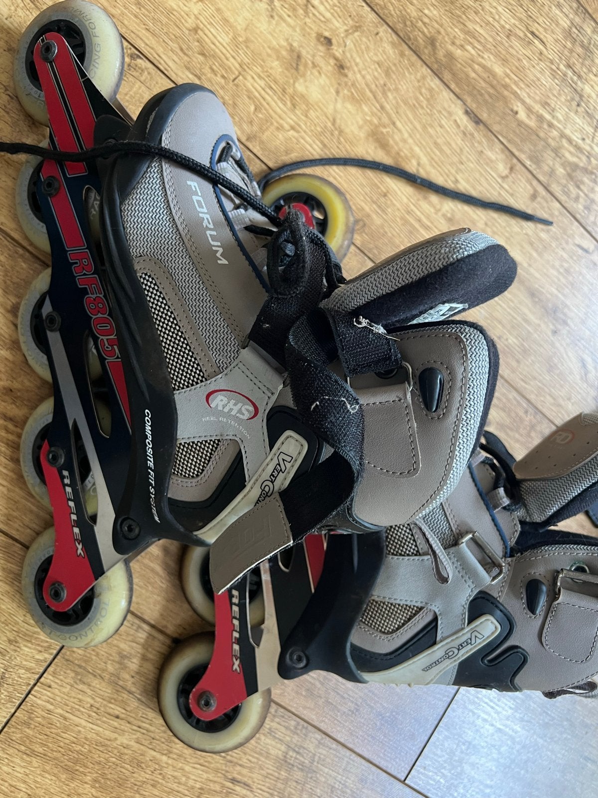 Roller Derby RF805 inline skates met bescherming, Ophalen of Verzenden, Gebruikt, Dames