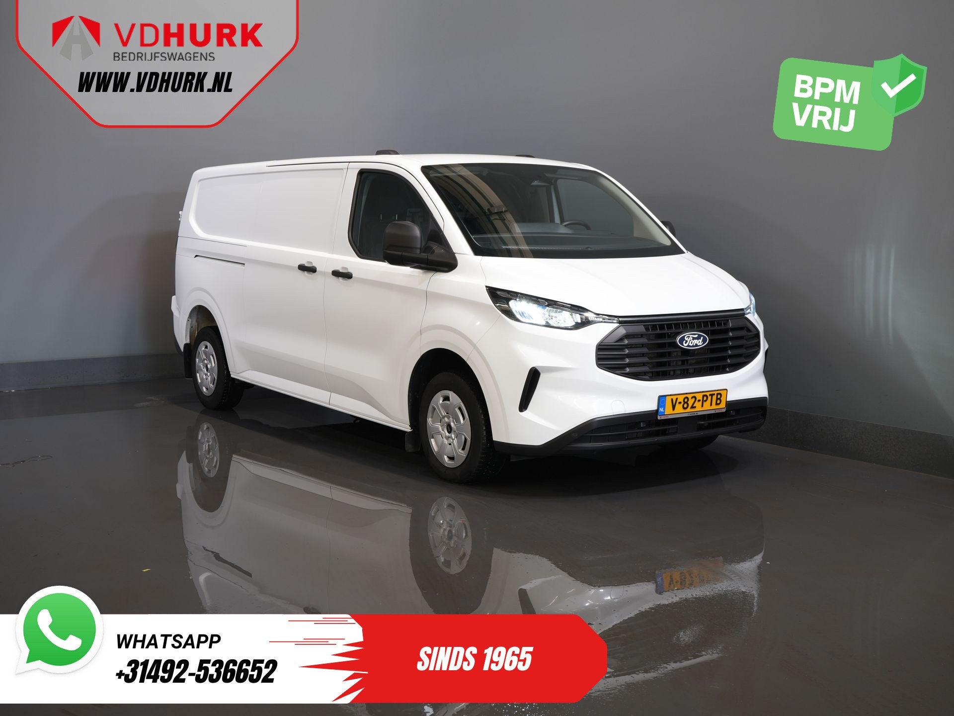 Ford Transit Custom 2.0 TDCI L2 Trend Carplay/ Camera/ Clima, Voorwielaandrijving, Stof, Gebruikt, 1836 kg