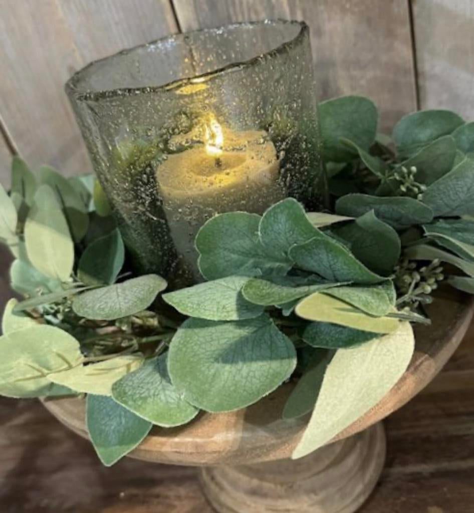 Eucalyptus kunst krans, Huis en Inrichting, Woonaccessoires | Kransen, -, -, Nieuw, Ophalen of Verzenden