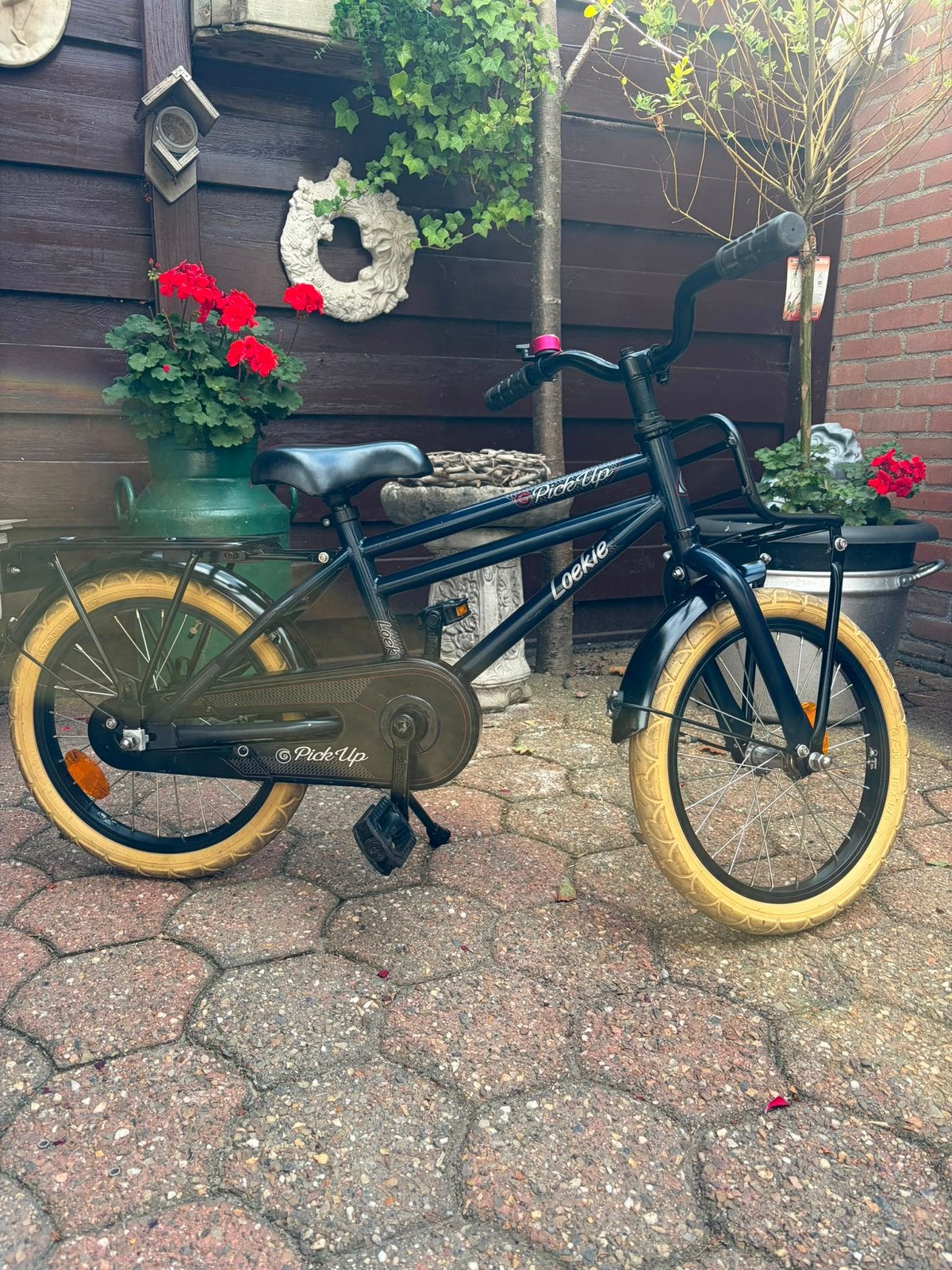 Jongensfiets loekie pick up 16 inch, Ophalen, Gebruikt, 16 inch