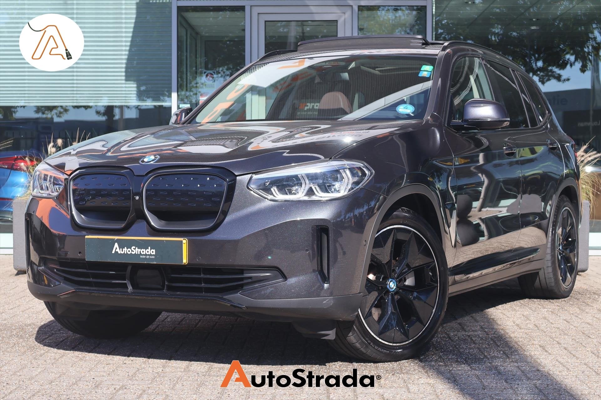 BMW Ix3 (g08) iX3 Executive 286pk SoH 97% | Leder | Pano | 3, Auto's, Dealer onderhouden, Gebruikt, IX3, SUV of Terreinwagen