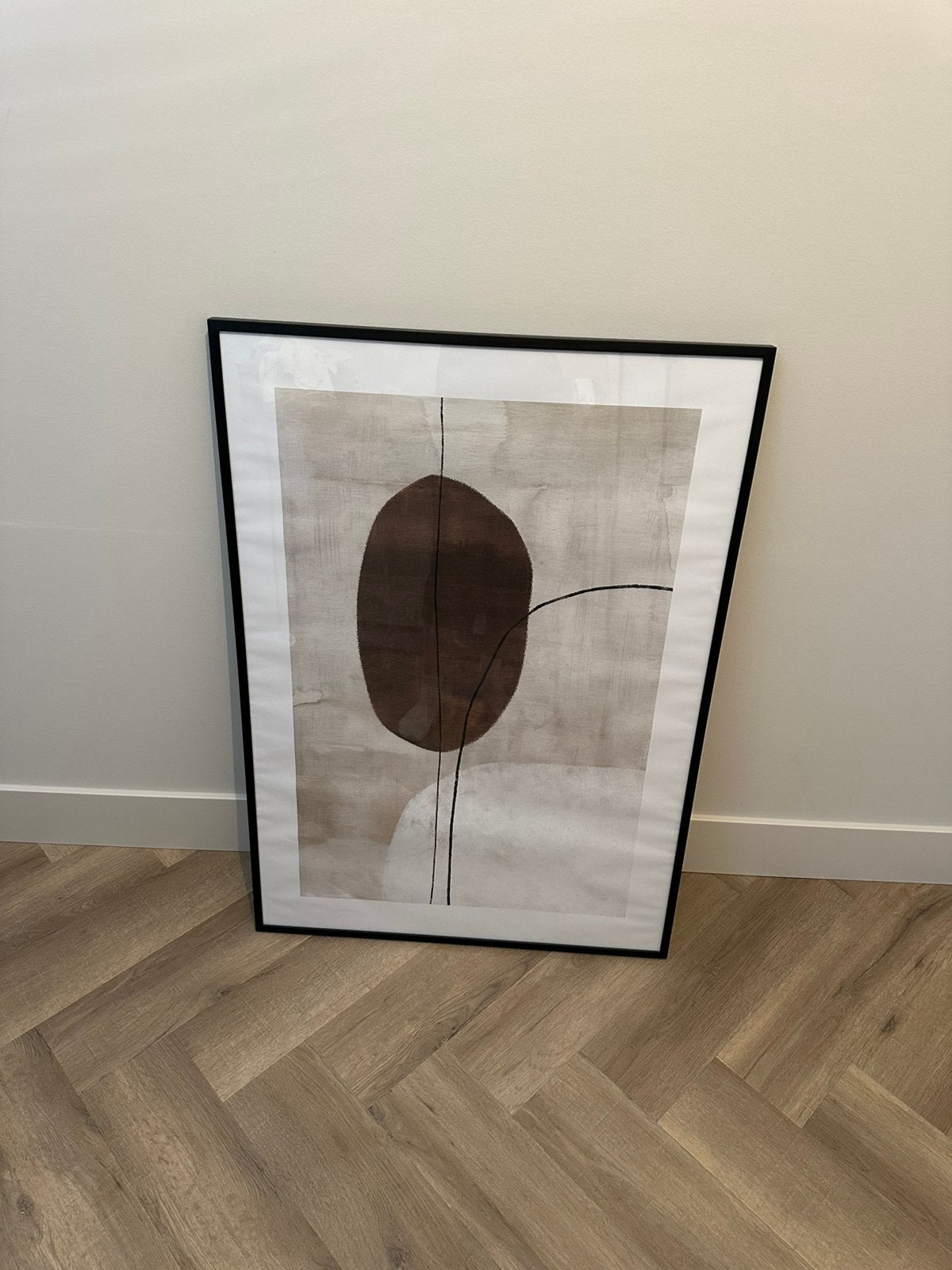 Desenio lijst zwart incl. poster, Ophalen, Kunststof, Zo goed als nieuw, Fotolijst