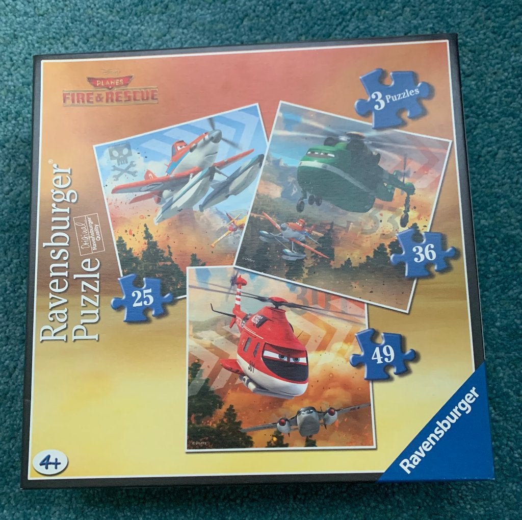 Ravensburger puzzel Planes fire & rescue 3 puzzels, Ophalen of Verzenden, Meer dan 50 stukjes, Nieuw