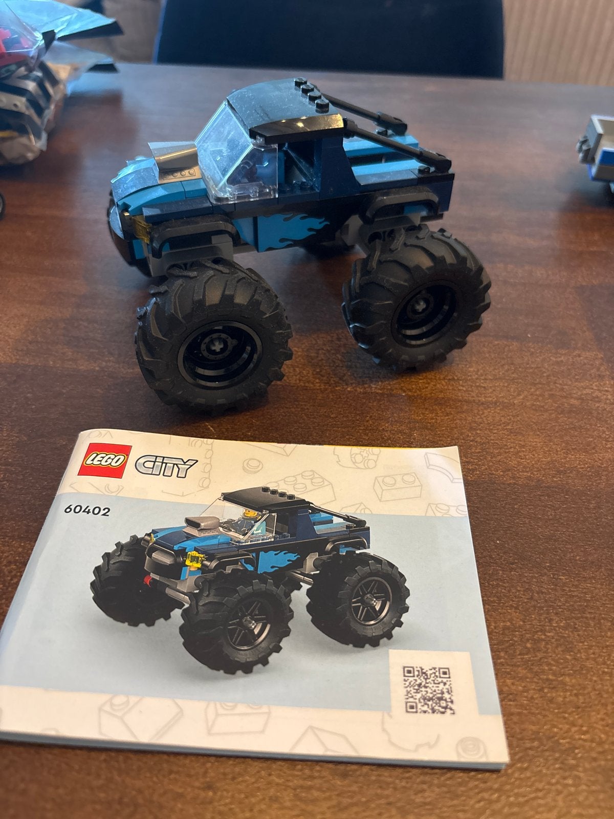Lego City Monstertruck 60402 met instructies, City, Lego, Ophalen of Verzenden, Zo goed als nieuw