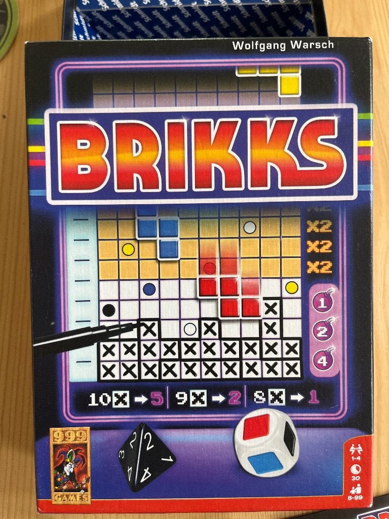 brikks - spel, soort Tetris, Een of twee spelers, Ophalen of Verzenden, Zo goed als nieuw, 999 Games