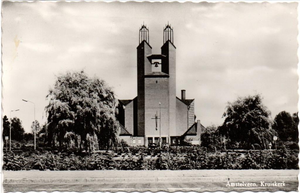 Amstelveen  Kruiskerk, Ophalen of Verzenden, Gelopen, Noord-Holland