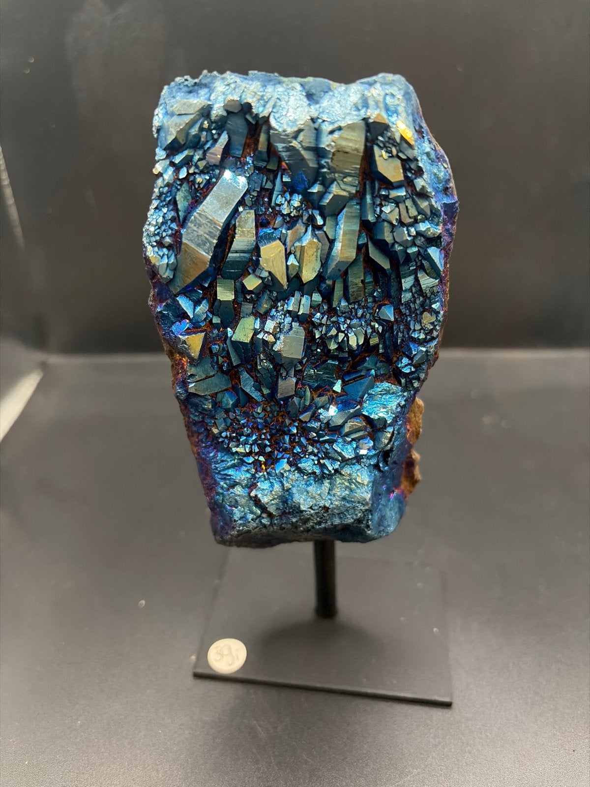 Prachtige Aura Kwarts Geode - Uniek Decoratiestuk, Nieuw, Ophalen of Verzenden, X, X