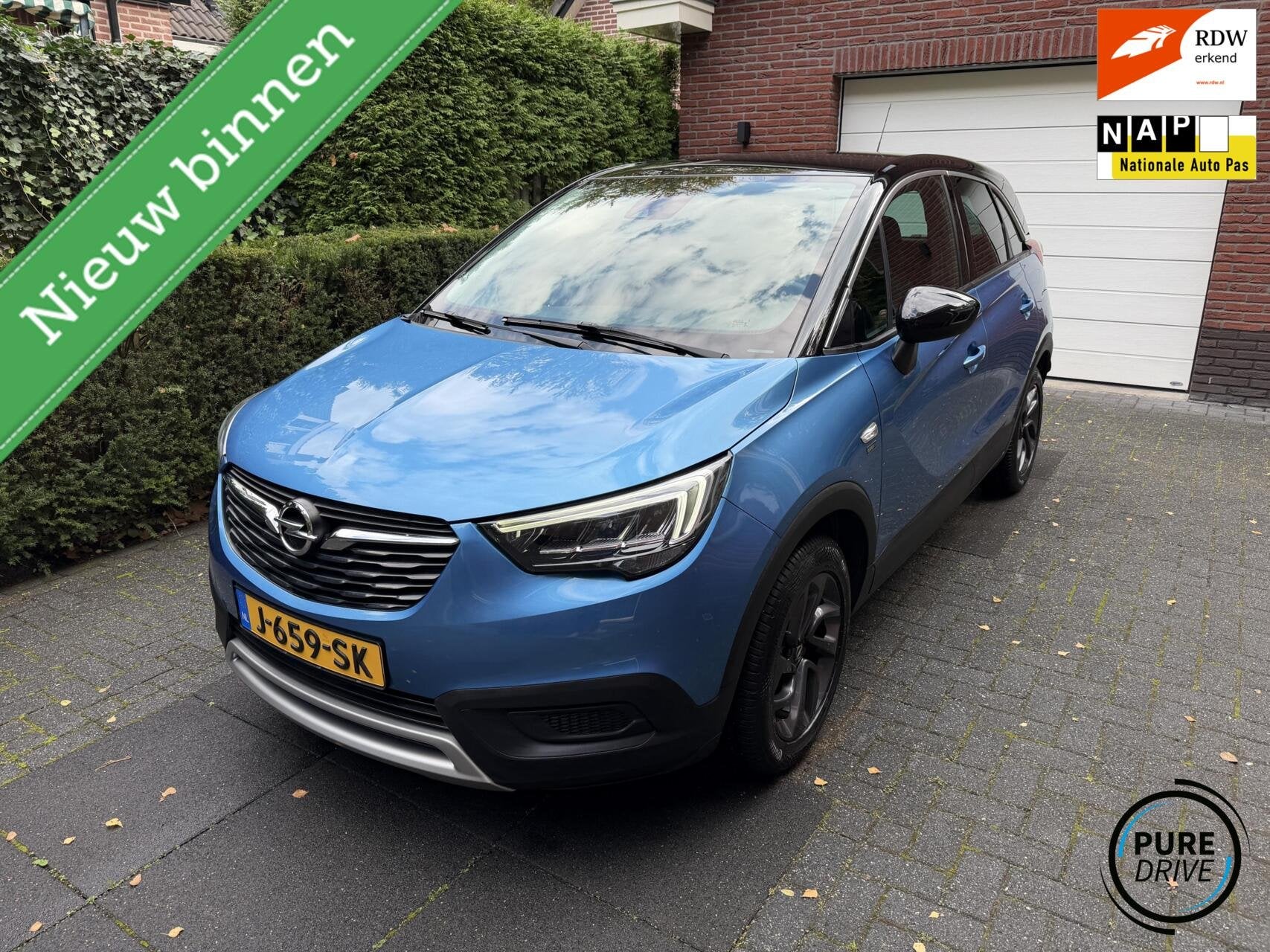 Opel Crossland X 1.2 Edition 2020| Carplay | Airco | Navi, Voorwielaandrijving, Stof, Gebruikt, 1199 cc