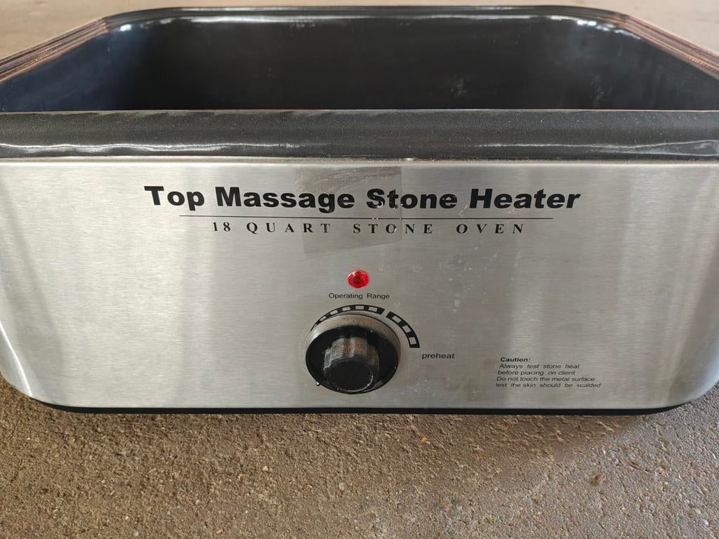 Top massage stone heater (steenen verwarmer), Ophalen of Verzenden, Gebruikt, Hotstone