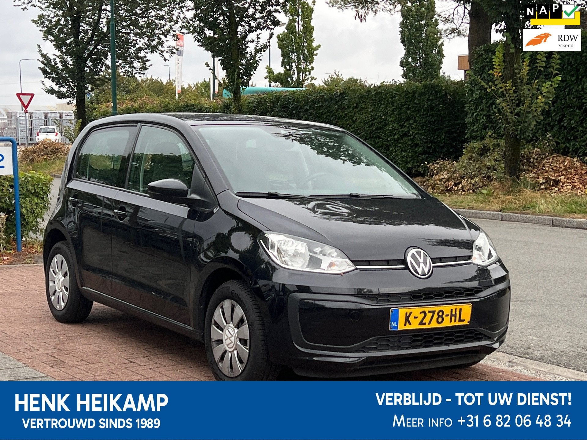 Volkswagen Up! 1.0 Bmt Move *AIRCO|5Drs|NAP, Gebruikt, 4 stoelen, Origineel Nederlands, Bedrijf