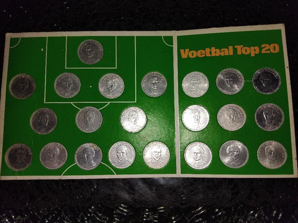 voetbal top 20 munten, Verzamelen, Ophalen of Verzenden, Nieuw, Overige binnenlandse clubs, Overige typen