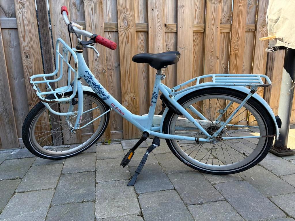 Alpina fiets met voordrager - 22 inch, Ophalen, 22 inch, Gebruikt, Velgrem