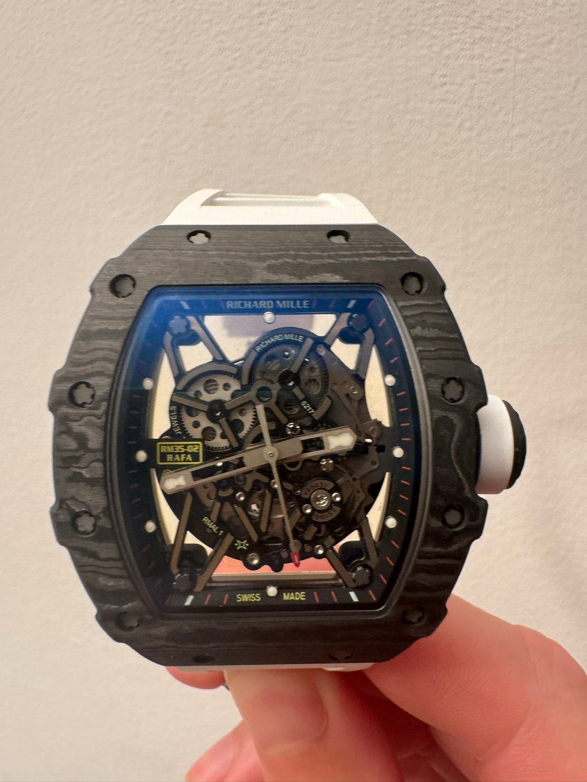 Richard Mille 35-02 Rafael Nadal, Sieraden, Tassen en Uiterlijk, Horloges | Heren, Ophalen of Verzenden, Zo goed als nieuw, Overige merken
