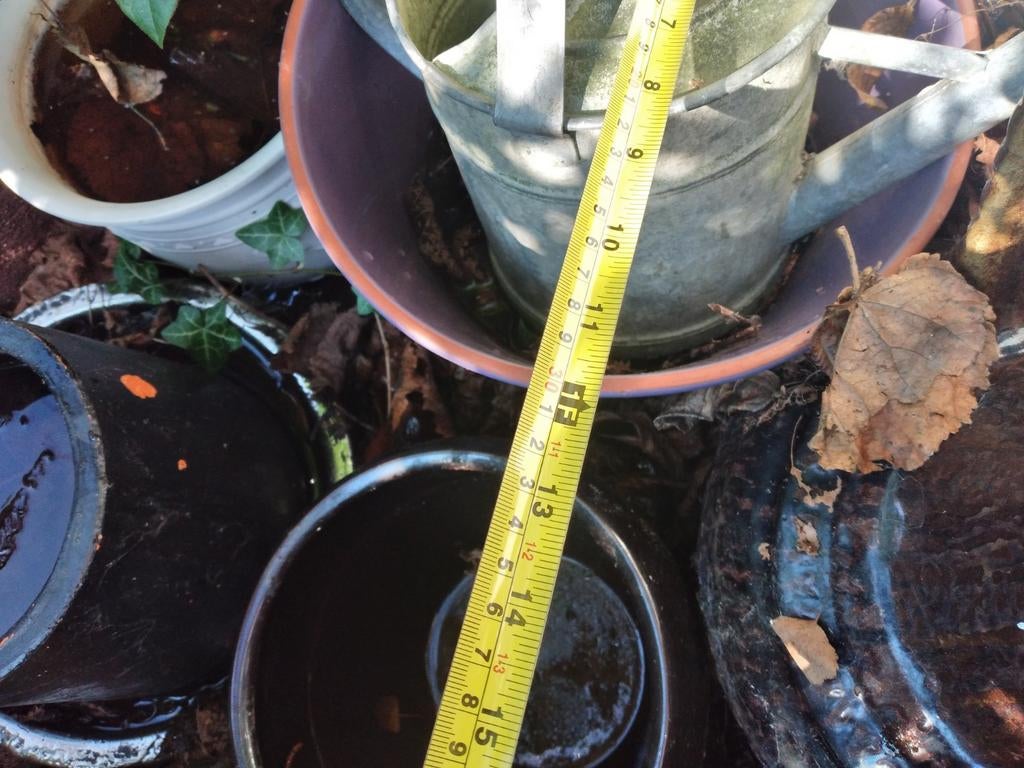 Bloempotten voor buiten, Tuin en Terras, Bloempotten, Steen, Gebruikt, Rond, Ophalen of Verzenden
